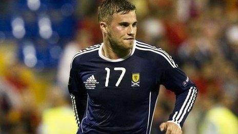 Scotland striker David Goodwillie