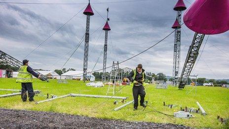 The National Eisteddfod's pavilion