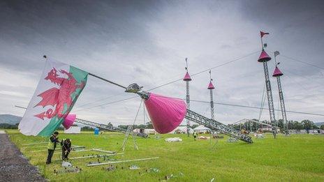 The National Eisteddfod's pavilion