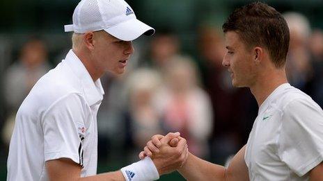 Kyle Edmund (left) & Jonny O'Mara