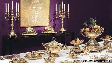 Maharaja of Patiala's dinner set