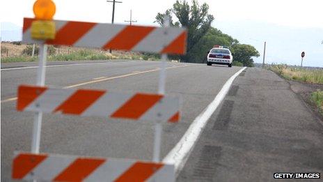 Roadblock on the road to Yarnell