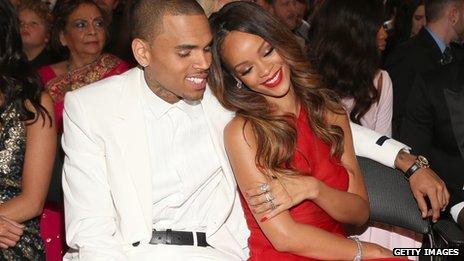 Chris Brown and Rihanna