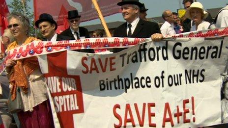 Trafford General Hospital campaign