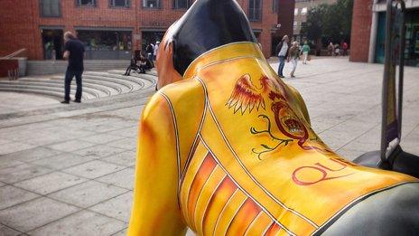 Freddie "Radio Go Go" Gorilla on Millennium Plain, Norwich