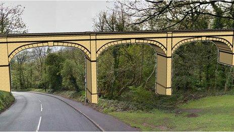 Artist plans for Downs footbridge