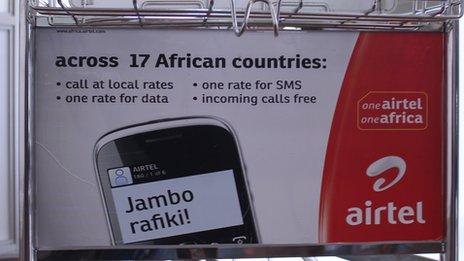 Advert for Airtel in Africa