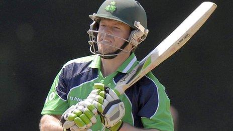 Ed Joyce scored 96 runs for Ireland against the Netherlands