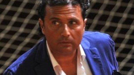 Capt Francesco Schettino in court in Grosseto, Italy (9 Jul 2013)