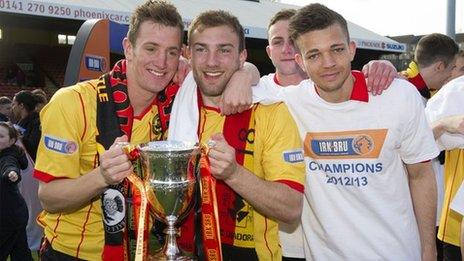 Partick Thistle players