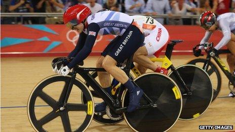 Victoria Pendleton at the Olympics