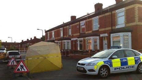 Police car in Beard Road