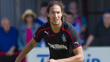 Belil Mohsni in action for Rangers