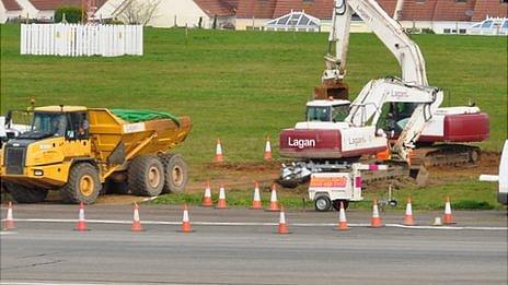 Contaminated soil removed from Guernsey Airport runway