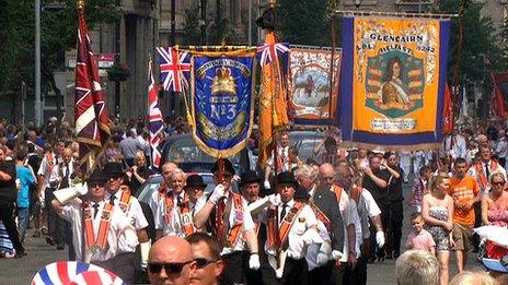 Belfast Twelfth parade