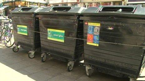 Communal bins in Brighton & Hove