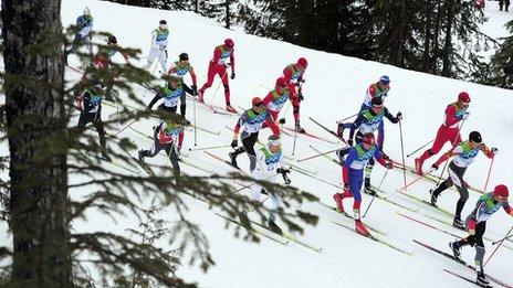 Cross Country Skiiers