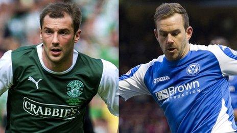 Hibernian signings Kevin Thomson & Rowan Vine