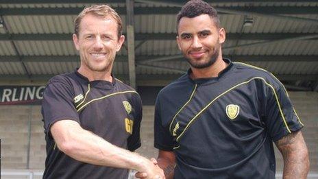 Gary Rowett and Rene Howe