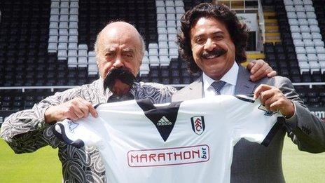 Mohamed Al Fayed (left) and Shahid Khan