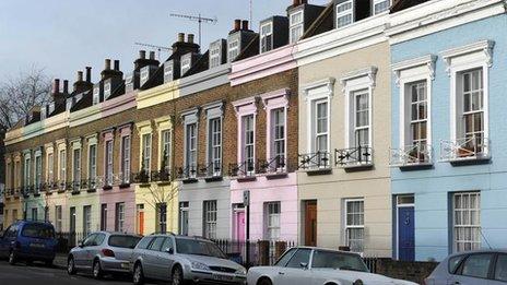 terraced houses