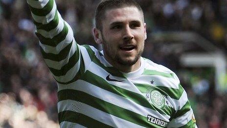 Celtic forward Gary Hooper