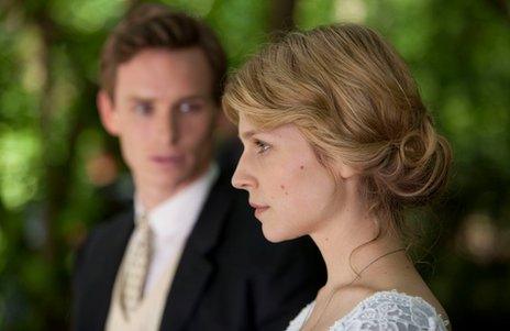 Eddie Redmayne and Clemence Poesy in Birdsong