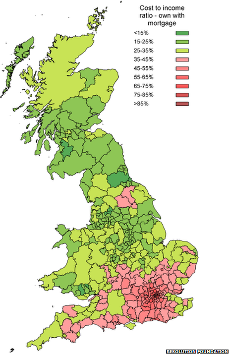 Private rent map