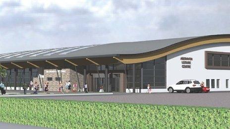 Artist impression of the new building