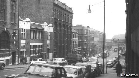 Great Charles Street from the other direction in 1962