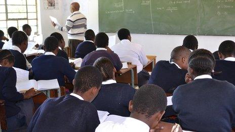 Learners at Intshisekelo High School in Durban