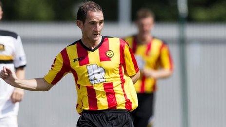 Partick Thistle midfielder Mark Kerr