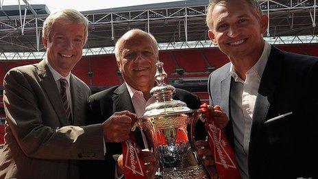 Tony Hall, Greg Dyke and Gary Lineker