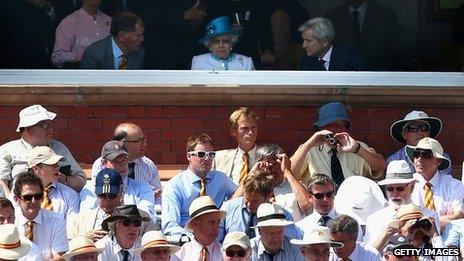 The Queen at Lord's