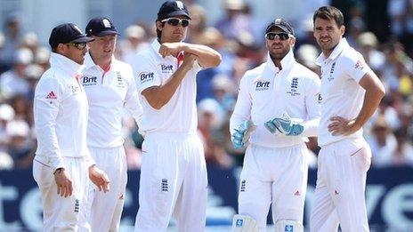 England captain Alastair Cook calls for a video referral