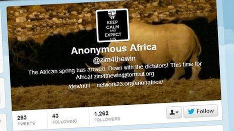 Screengrab from Twitter of the account @zim4thewin