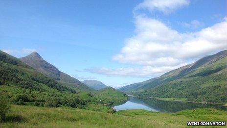 Loch Leven and the pap of Glencoe