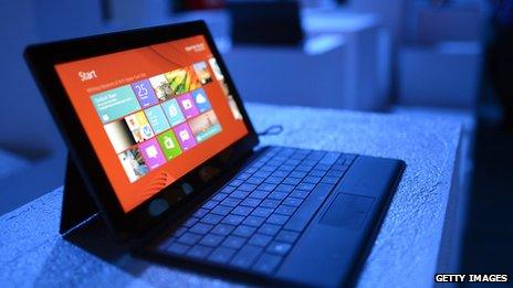 Microsoft Surface tablet