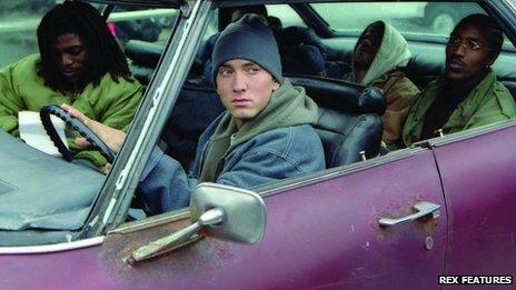 Eminem in 8 Mile