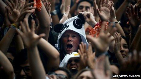 Festival crowd