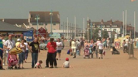 Skegness beach