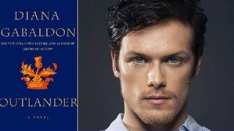 Outlander book and Scots actor Sam Heughan