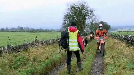 Anti-vehicle campaigners meet bikers