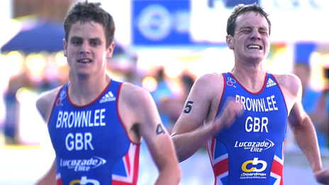 Jonathan and Alistair Brownlee