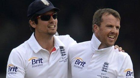 Alastair Cook and Graeme Swann