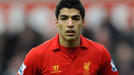 Liverpool's Luis Suarez