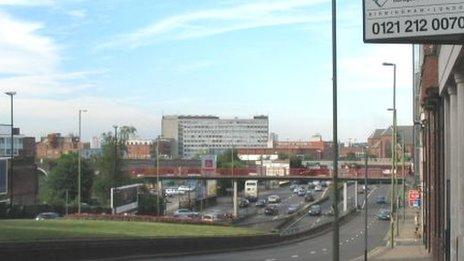 Great Charles Street from the other direction in 2005