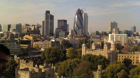 City of London skyline