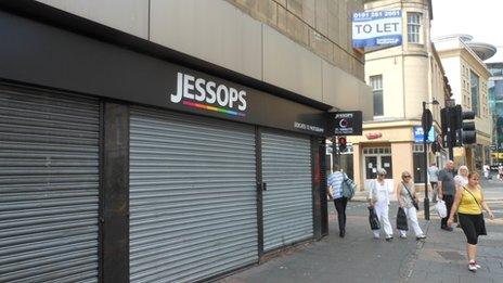 Closed Jessops store