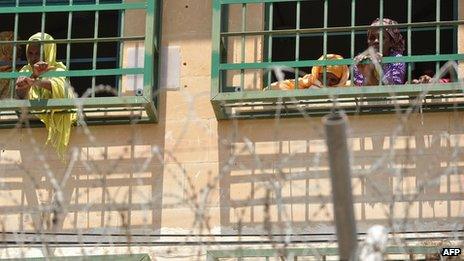 Migrants in detention at Lyster Barracks in Malta, 19 Jul 13